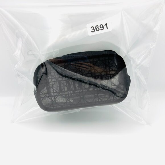 3691 DIOR BLACK MESH POUCH COSMETIC BAG - Picture 6 of 6